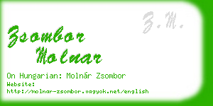 zsombor molnar business card
