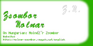 zsombor molnar business card